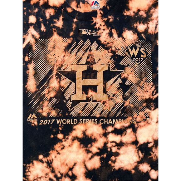 Houston Astros 2017 World Series Champs Bleached Tee - Picture 3 of 4